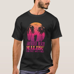 Wellen & Sonnenuntergänge Surfrider Beach, Malibu T-Shirt