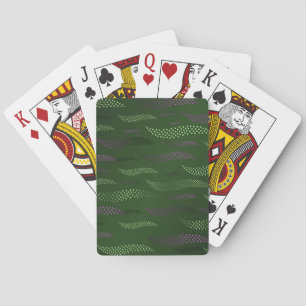 Wellen Tiger (stilisiertes Muster) 5 Spielkarten