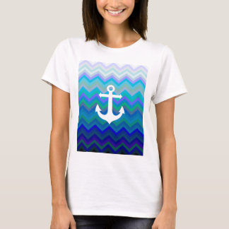 Wellen u. Anker T-Shirt