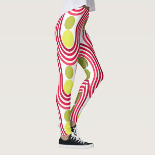 Wellen und Kreise Leggings