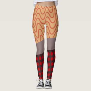 Wellen und Regen Leggings