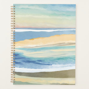 Wellen von Blau Ozean Strand Wasserfarbe Planer