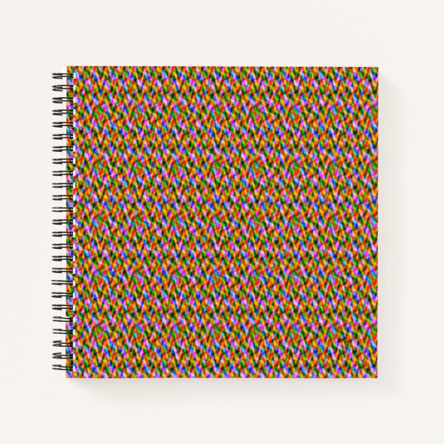 Wellen von Confetti...... Notizbuch (Vorderseite)