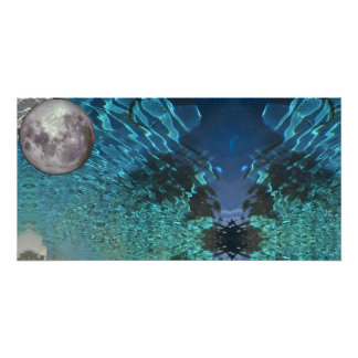 Wellen von Tag und Nacht Poster