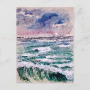 Wellenabsturz Postkarte