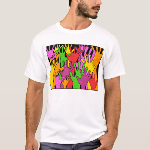 Wellenartig bewegende Hände T-Shirt