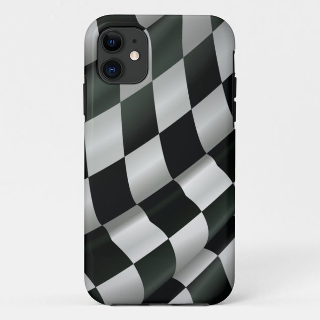 Wellenartig bewegender Zielflagge iPhone 5 Fall Case-Mate iPhone Hülle (Rückseite)