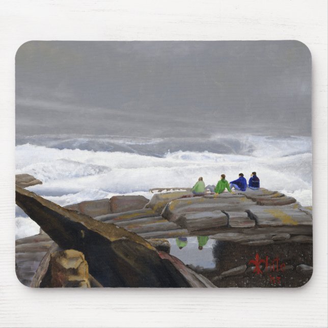 Wellenbeobachter Mousepad (Vorne)