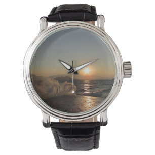 Wellenbrecher in Kroatien Slatine Armbanduhr