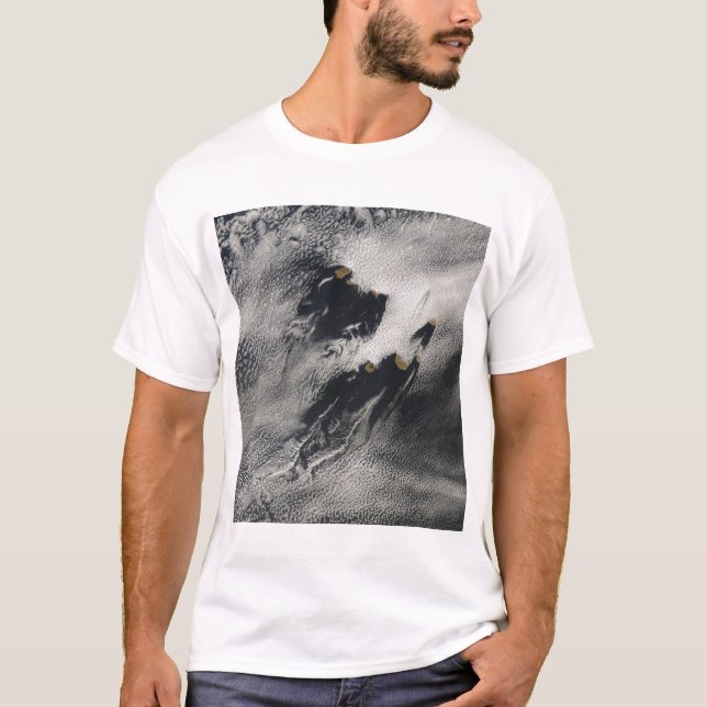 Wellenförmige Wellenwolken und Wolkenbrüche T-Shirt (Vorderseite)