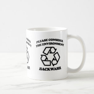 Wellengang-Recyceln Tasse