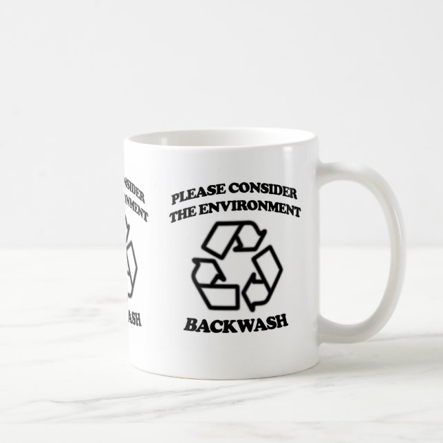 Wellengang-Recyceln Tasse (Rechts)