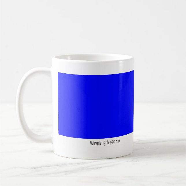 Wellenlänge 440 Nanometer Tasse (Links)
