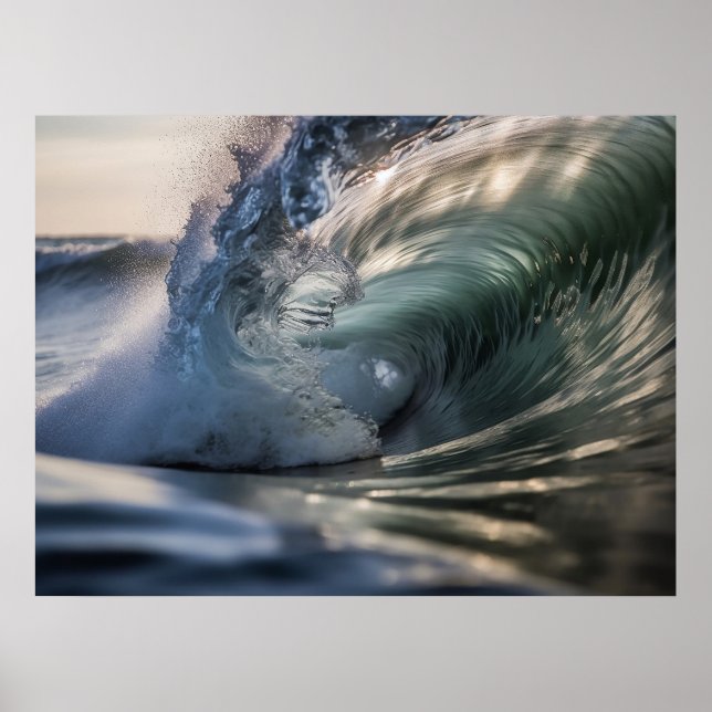 Wellenmeer Poster (Vorne)