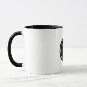 Wellenmünze Tasse