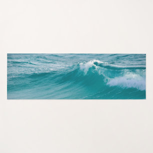 Wellenreiten (mit personalisiertem Namen) Yoga Mat Yogamatte