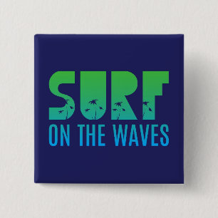 Wellenreiten Poster Button