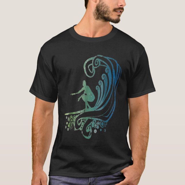 Wellenreiten T-Shirt (Vorderseite)
