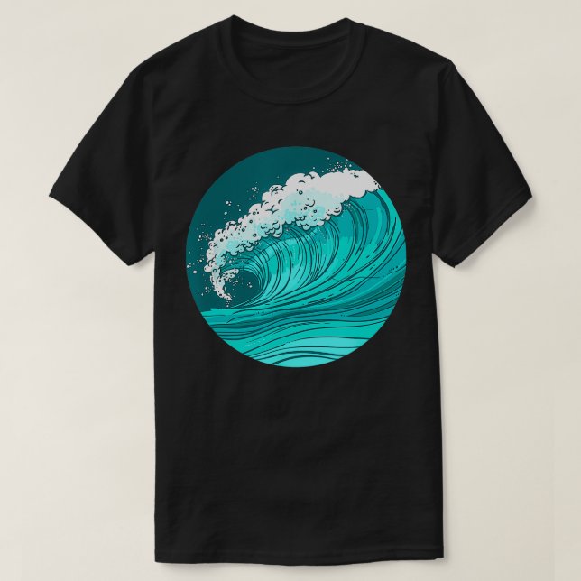 Wellenreiter T-Shirt (Design vorne)