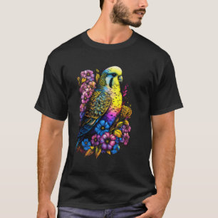 Wellensittich-Mutter-Blume Wellensittich Sittich V T-Shirt