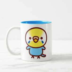 Wellensittich / Pastel Regenbogen Weibchen Zweifarbige Tasse