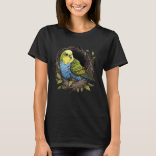 Wellensittich Sittich Papagei Vogel Nest  2 T-Shirt