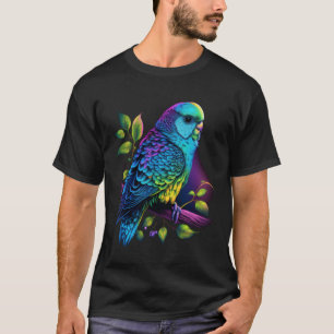 Wellensittich Sittich Vogel Ästhetik Vaporwav T-Shirt