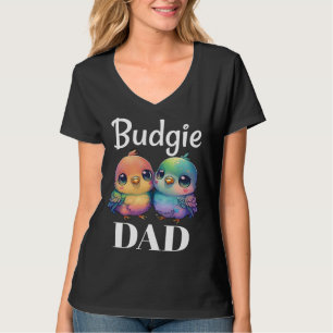 Wellensittich-Vater Budgerigar Sittich Vogel 21 T-Shirt