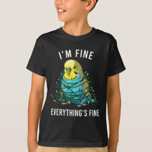 Wellensittich-Vogel-Weihnachten Mir geht's gut All T-Shirt