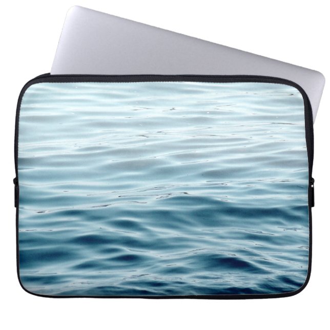 Wellenwasser Laptopschutzhülle (Vorderseite)