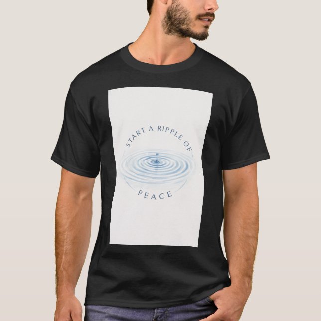 Wellenwirkung des Friedens T-Shirt (Vorderseite)