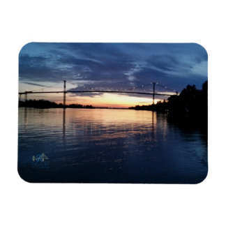 Wellesley Island Bridge Sunset Magnet