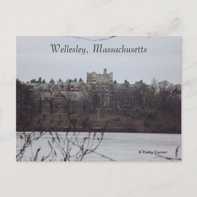 Wellesley, Massachusetts Postkarte (Vorderseite)