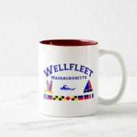 Wellfleet MA Signal-Flaggen