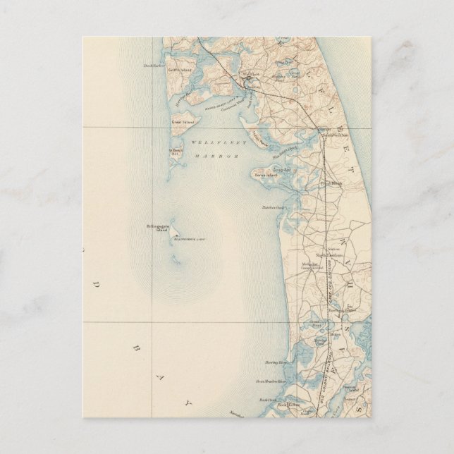 Wellfleet, Massachusetts Postkarte (Vorderseite)