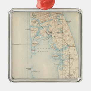 Wellfleet, Massachusetts Silbernes Ornament