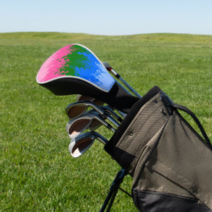 Wellig-trips abstraktes omniromantisches Stolzflag Golf Headcover