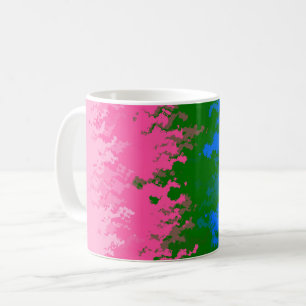 Wellig-tripsiges abstraktes omniromantisches Stolz Kaffeetasse