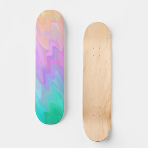 Welliges Farbgefälle Skateboard
