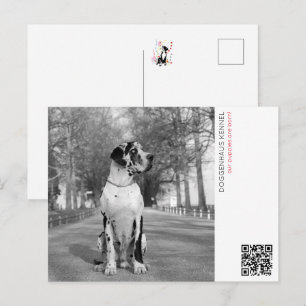 Welligkeitsankündigung Postkarte