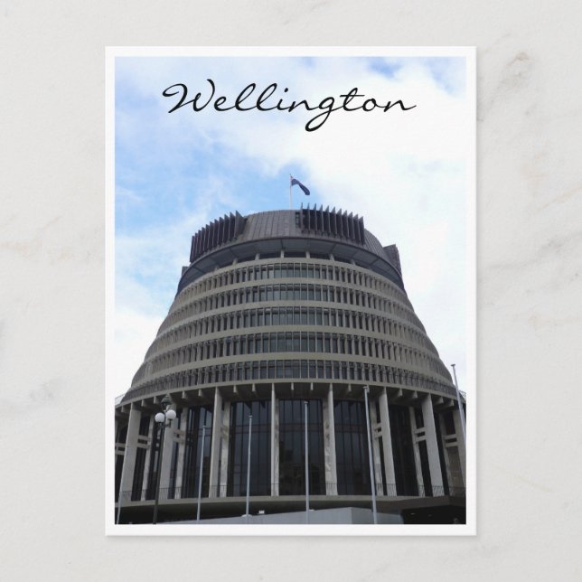 Wellington beehive nz postkarte (Vorderseite)