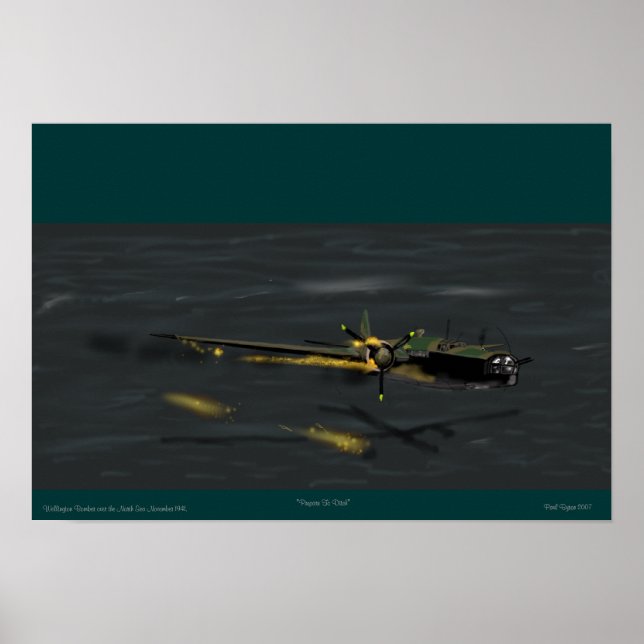 Wellington Bomber Poster (Vorne)