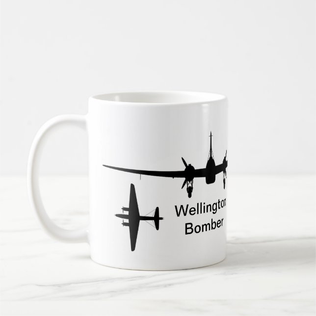 Wellington Bomber, Silhouette Tasse (Links)