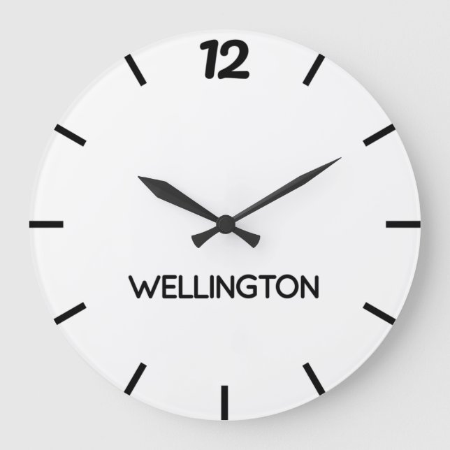 Wellington Clock Große Wanduhr (Vorderseite)