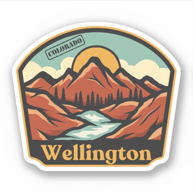 Wellington, Colorado Sticker (Vorderseite)