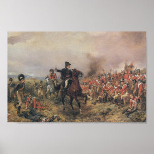 Wellington in Waterloo Poster