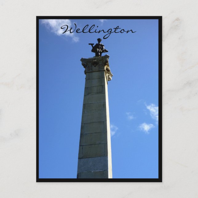 Wellington Monument Seddon Postkarte (Vorderseite)