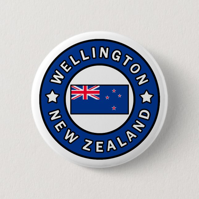 Wellington Neuseeland Button (Vorderseite)