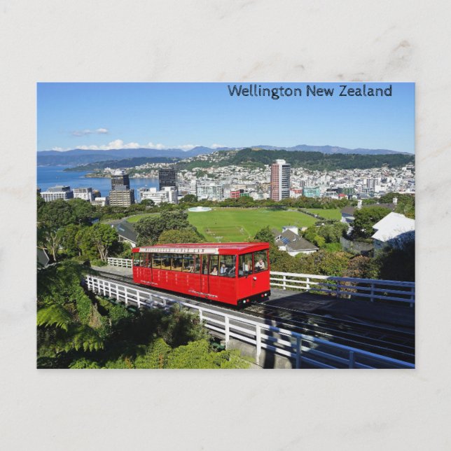 Wellington, Neuseeland Postkarte (Vorderseite)