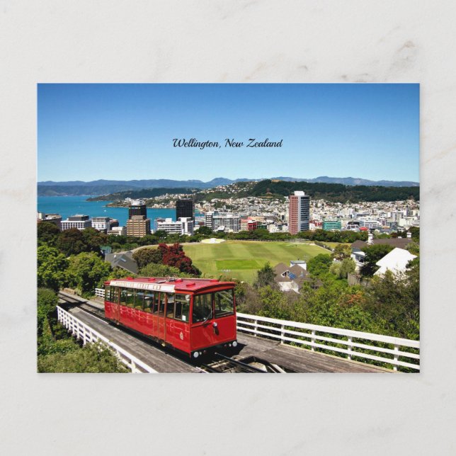 Wellington, Neuseeland Postkarte (Vorderseite)
